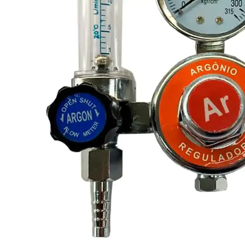 Regulador para mistura argônio com fluxômetro 2860B barbosa — fotografia 4