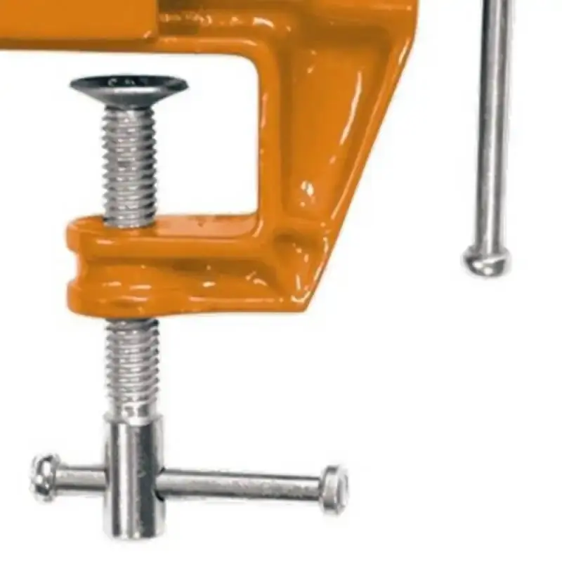 Morsa mini torno de mesa 2.1/2 POL com base fixa Sparta — fotografia 3