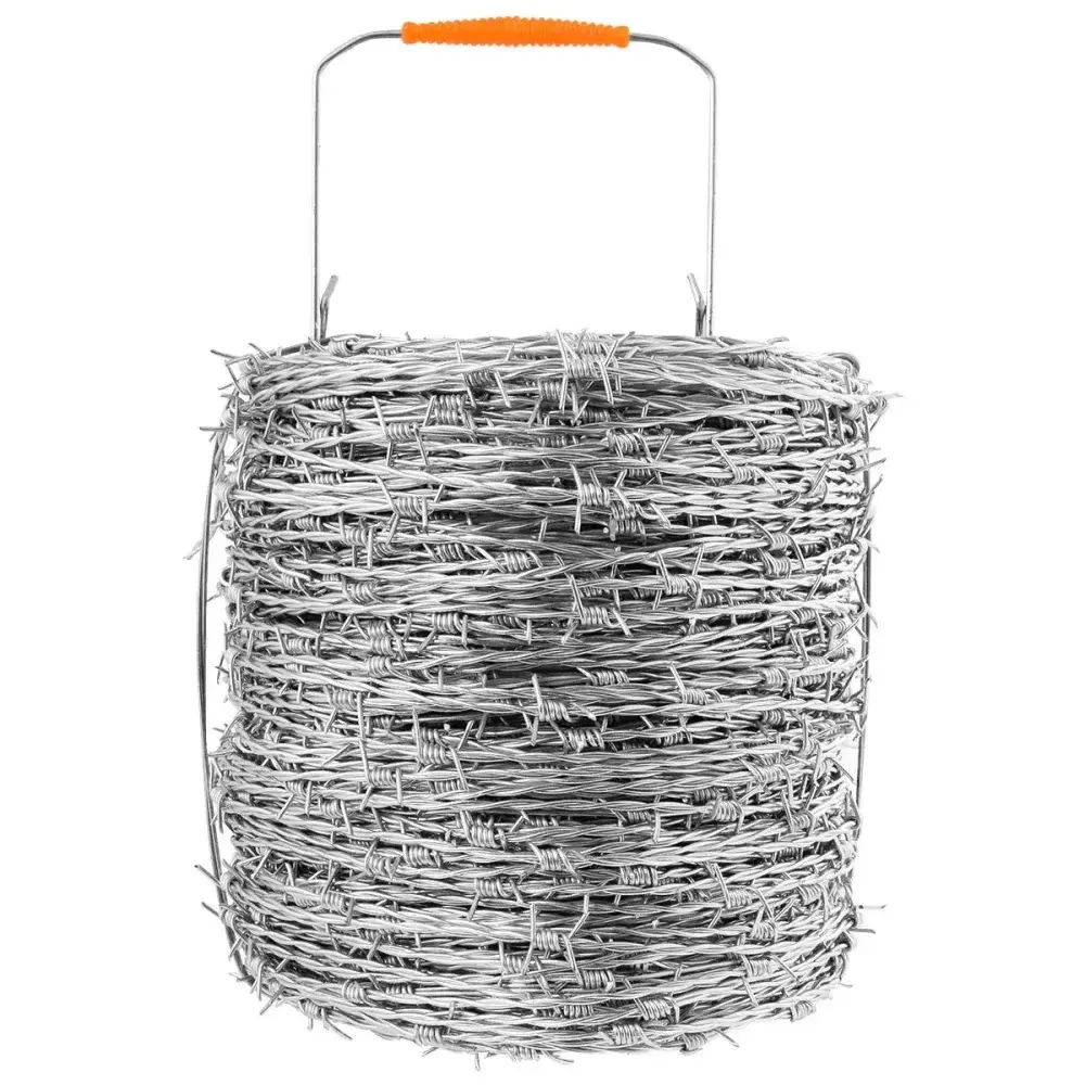 Arame farpado em aço zincado 250KGF 1,6MM 250M Acerosid — fotografia 5