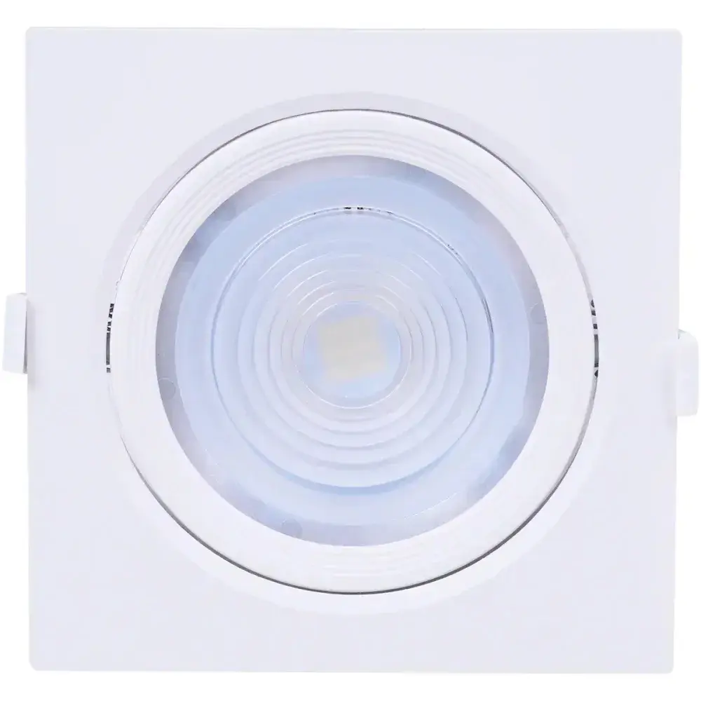 Luminária spot led PAR30 quadrada branca 10W Liege — fotografia 5