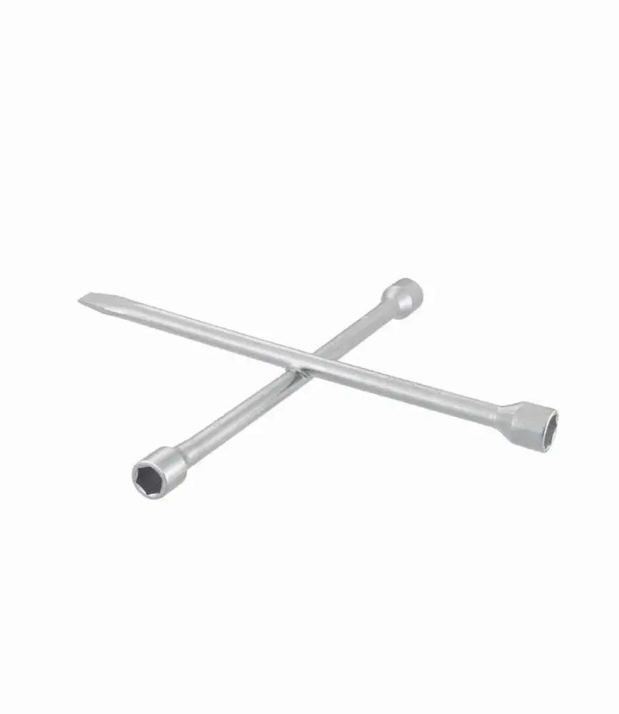 Chave de roda cruz com espátula cromada 17X19X21MM Kala — fotografia de referência