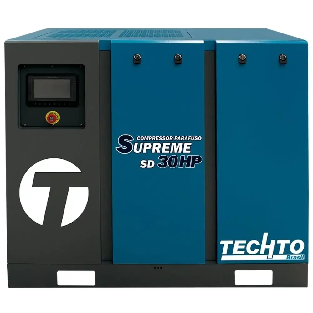 Compressor de parafuso supreme SC30 30HP 10BAR 220V techto — fotografia de referência