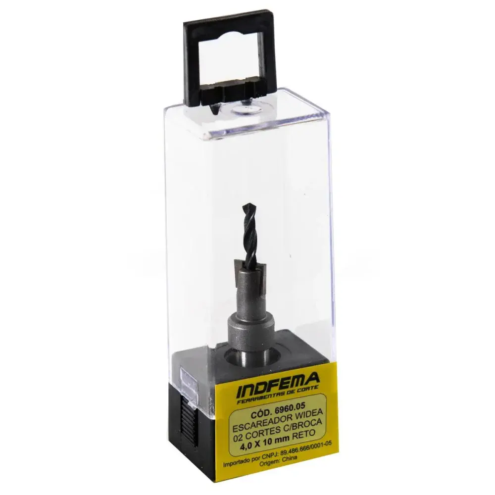Escareador hw reto 2 cortes 4 x 10 mm Indfema 6960.05 — fotografia 4