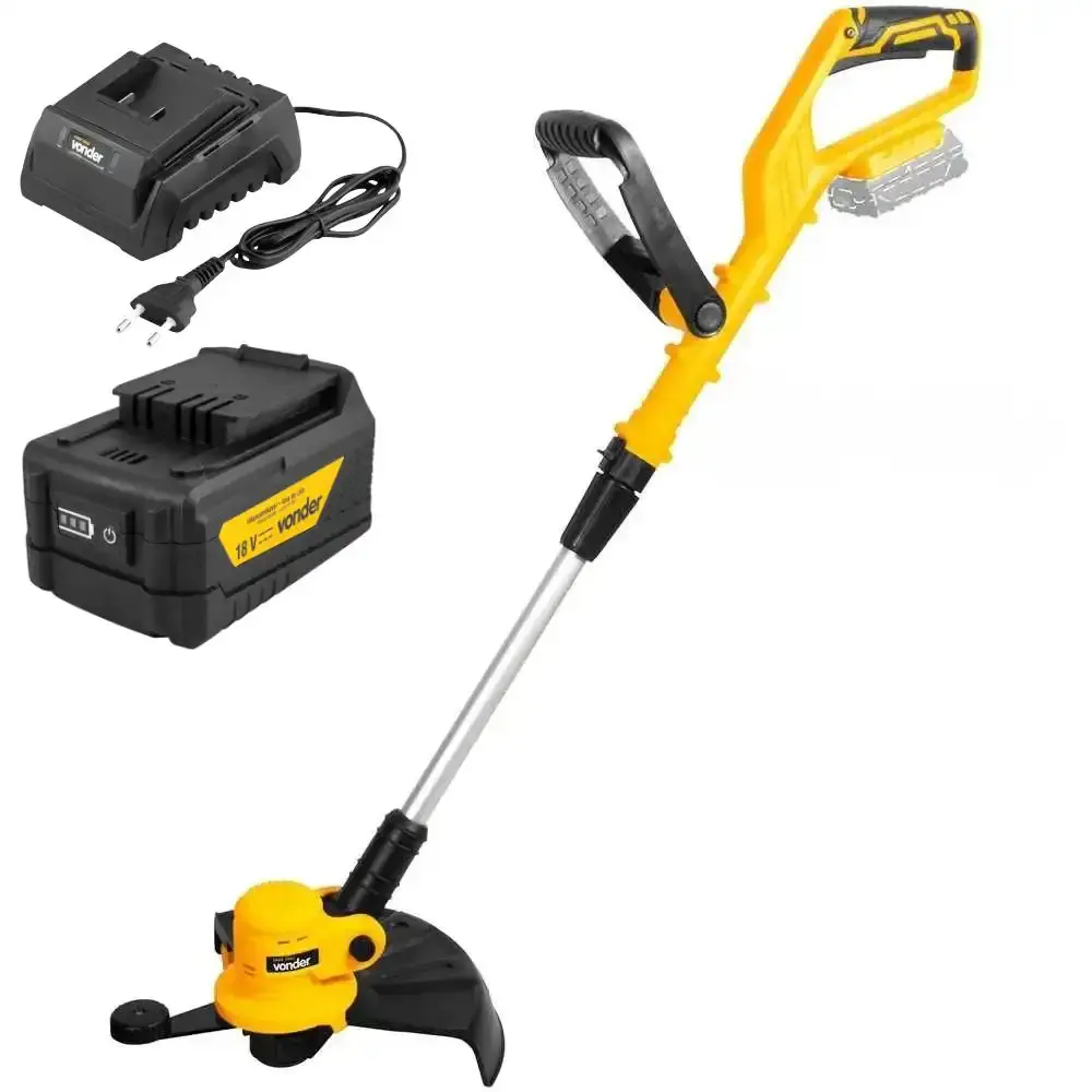 Aparador de grama 18V com bateria 4AH e carregador bivolt Vonder