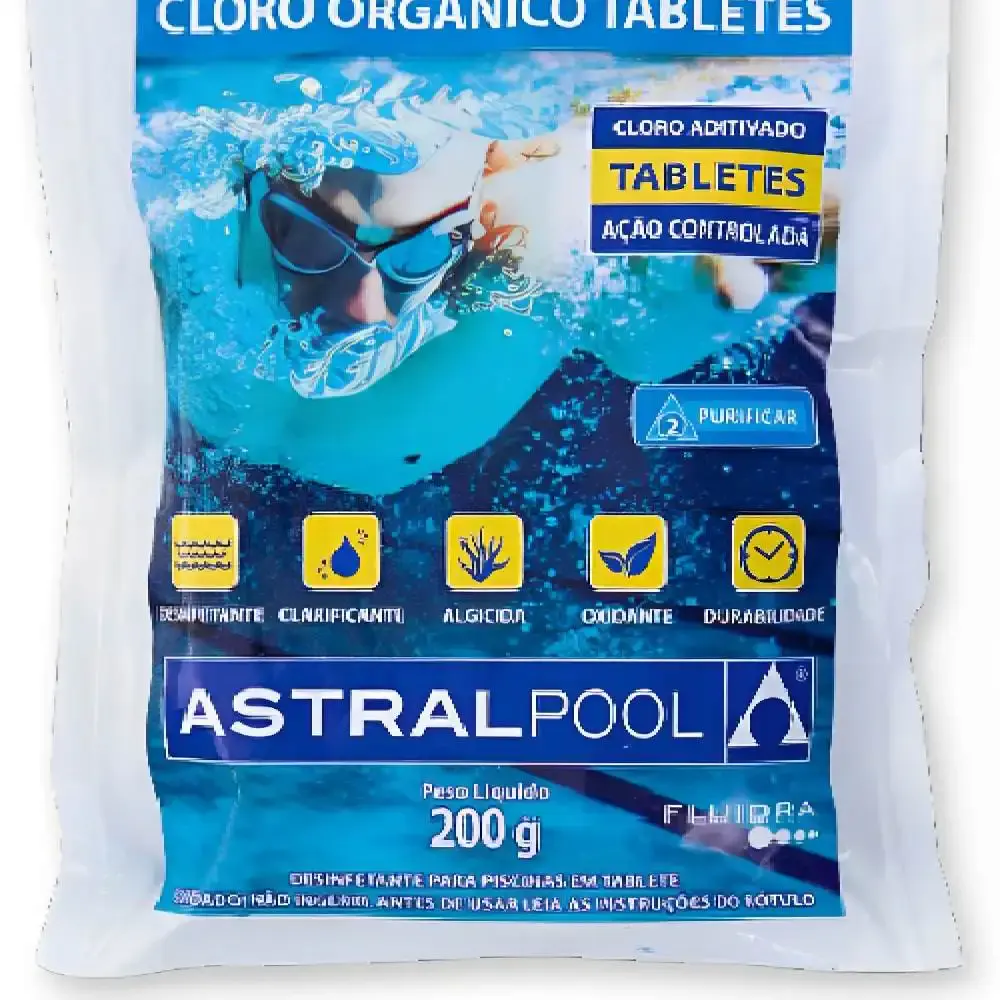 Tablete Pastilha de Cloro 200 g ASTRALPOOL — fotografia 3