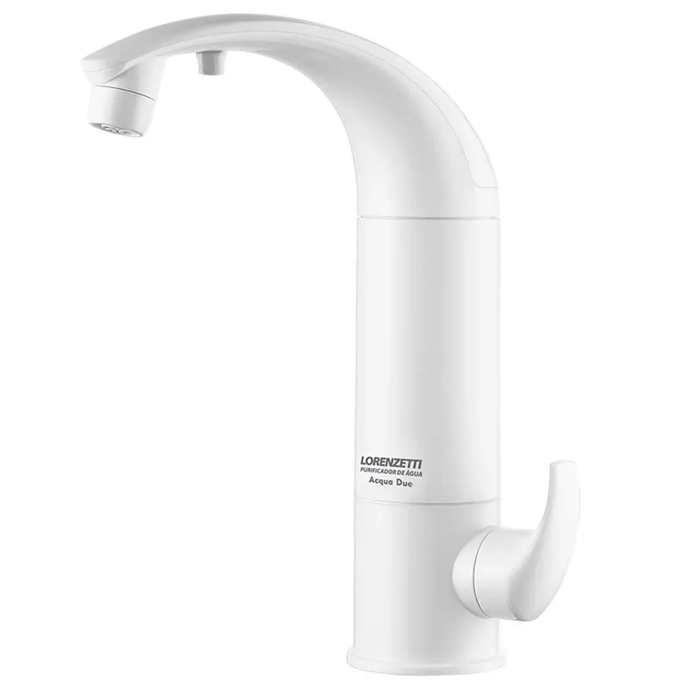 Purificador com torneira acqua due de mesa branco lorenzetti Lorenzetti Duchas