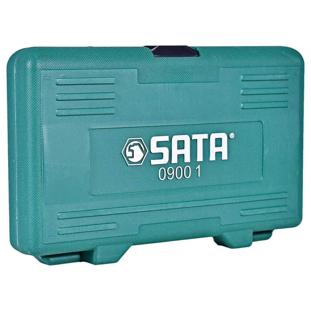 Jogo de soquetes sextavados 1/4 36 peç Sata — fotografia 5