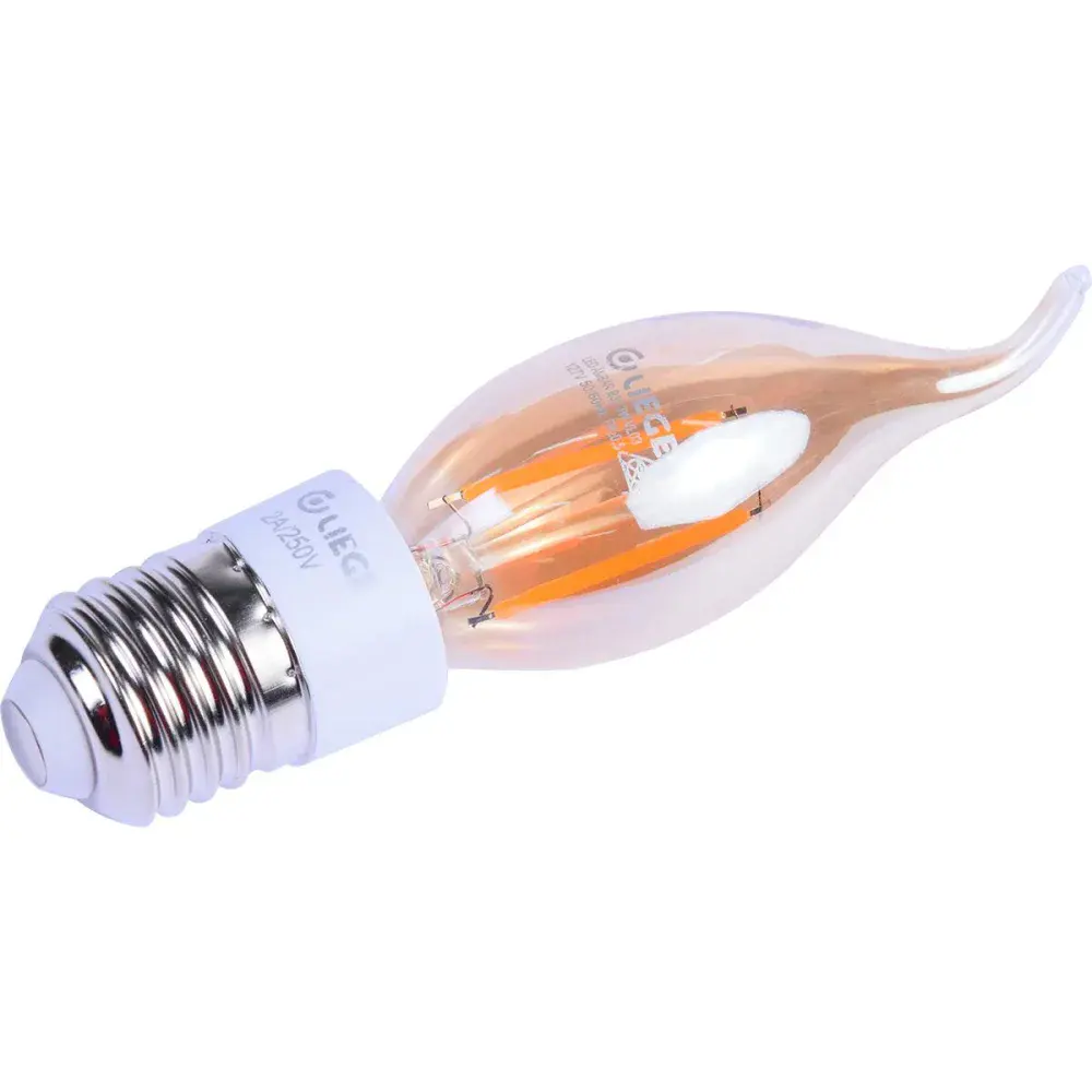 Lâmpada de led vintage torcida B35 E14 3W 220V Liege — fotografia 4