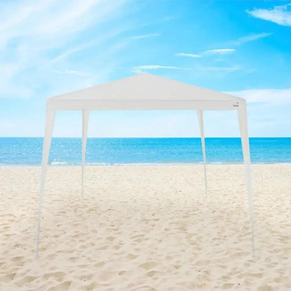 Tenda Gazebo Tubular 3m x 3m Polietileno Branca BEL BEL FIX — fotografia 10