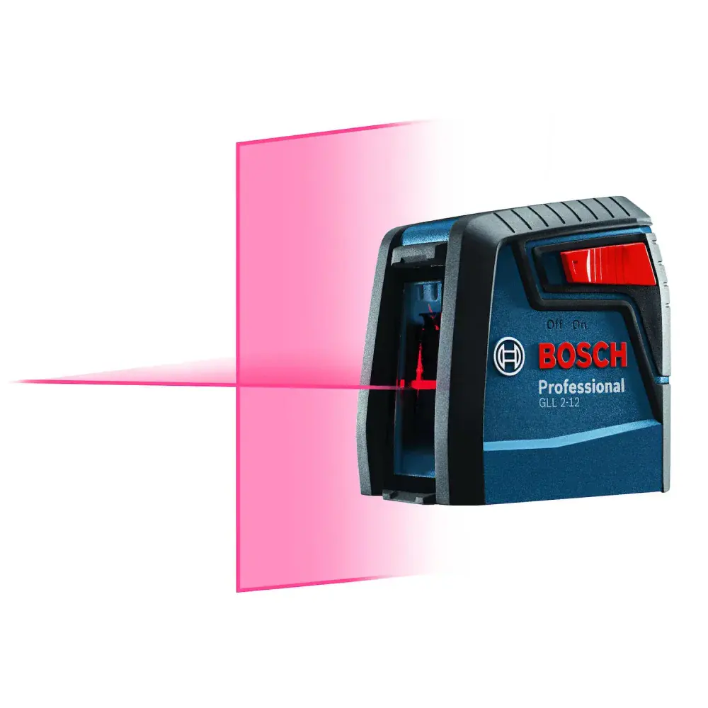 Nível a laser gll 2-12 1/4 12M vermelho com suporte Bosch — fotografia 9