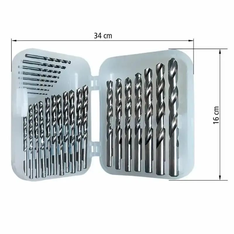 Broca aço rápido 1/16 pol a 1/2 kit com 26 peças Tramontina — fotografia 4