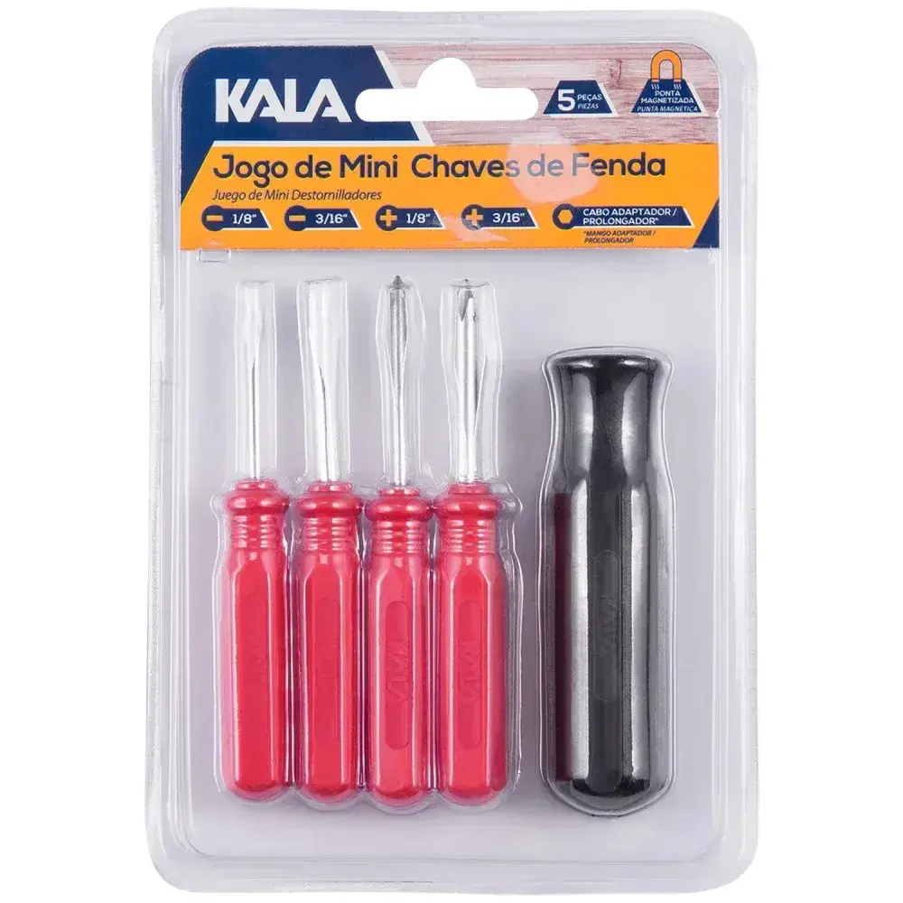 Jogo de mini chave de fenda com 5 peç Kala — fotografia 6