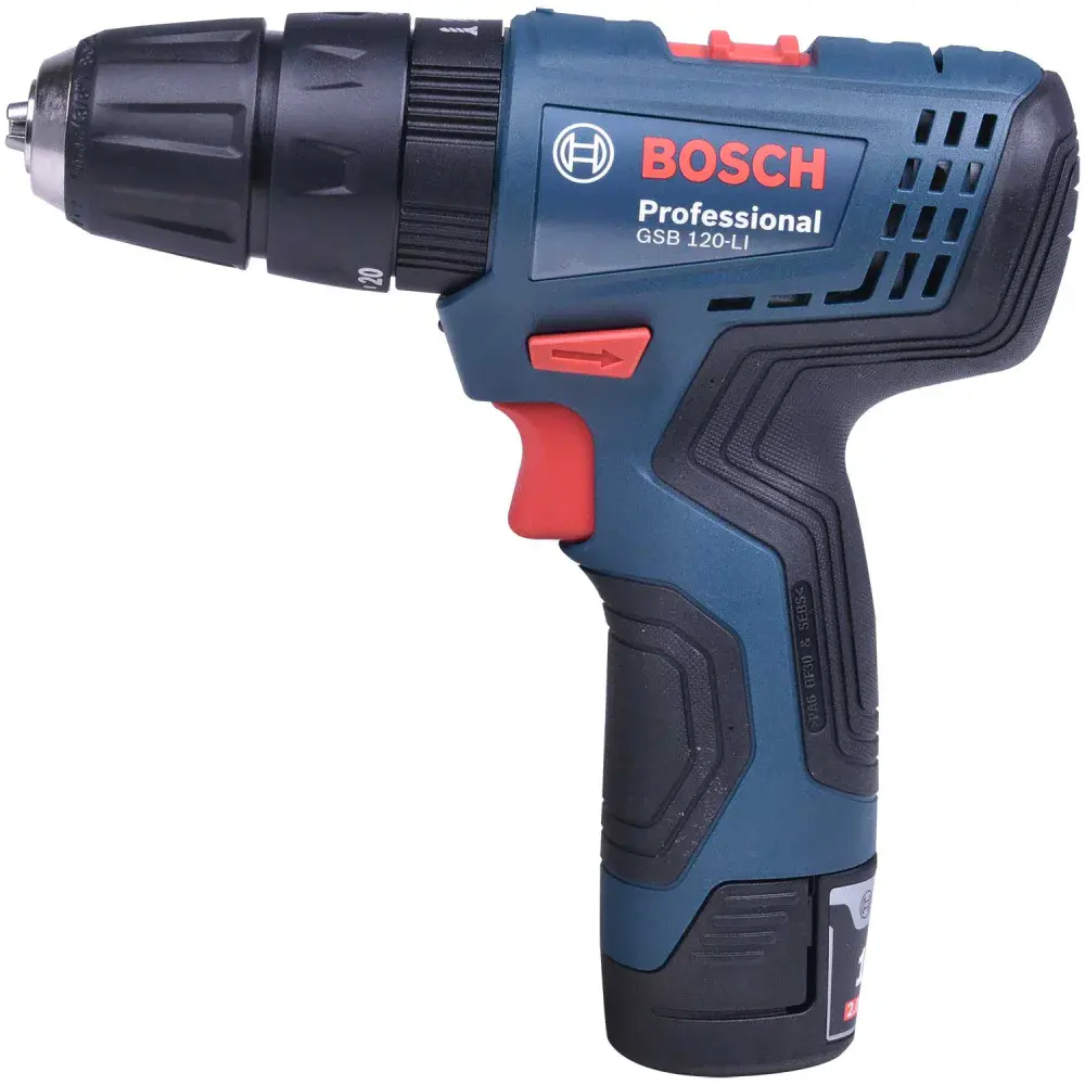 Parafusadeira furadeira de impacto a bateria 3/8 12V biv Bosch — fotografia 4