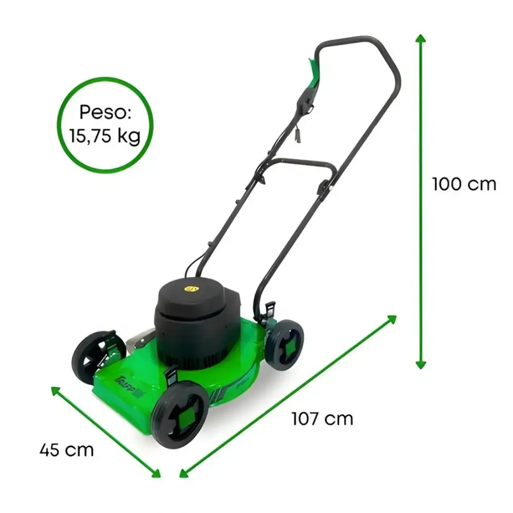 Cortador de grama 1,5CV 1300W mono SL-350 Trapp 220 V — fotografia 3