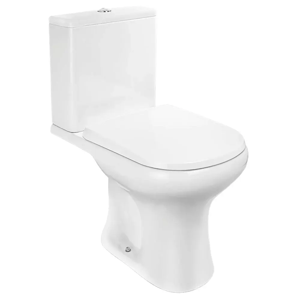 Kit bacia e caixa acoplada luna 3/6L dual flush branco completo lorenzetti Lorenzetti Duchas — fotografia 6
