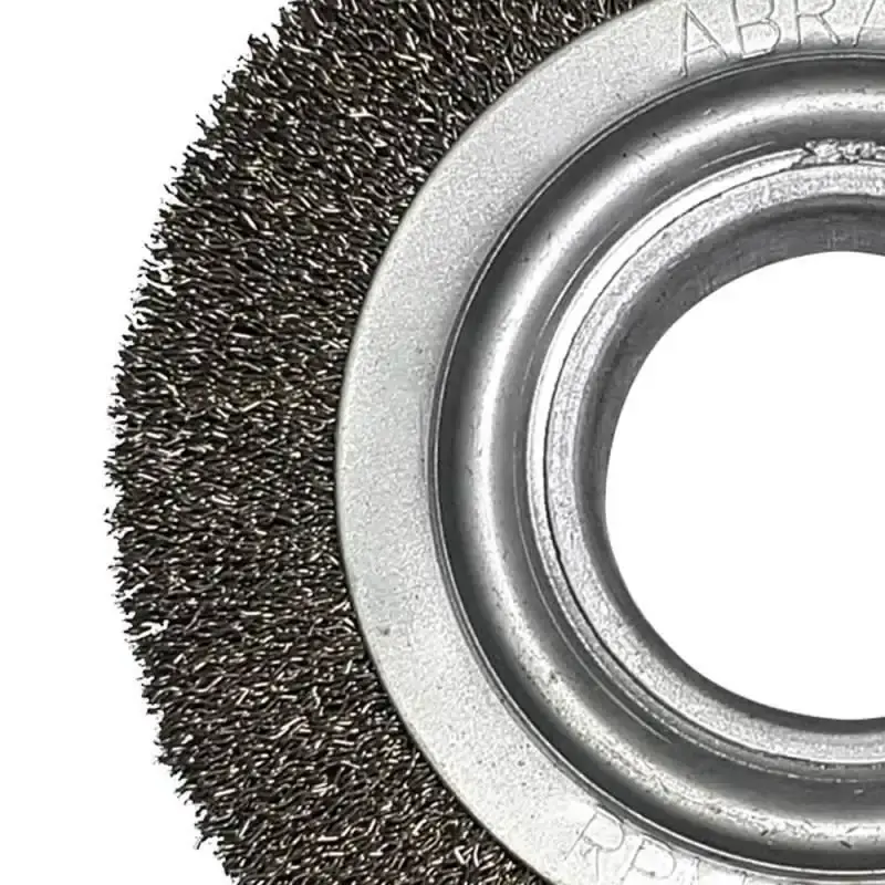 Escova de Aço Circular 6 x 3/4 POL Furo 1/2" ABRASFER — fotografia 5