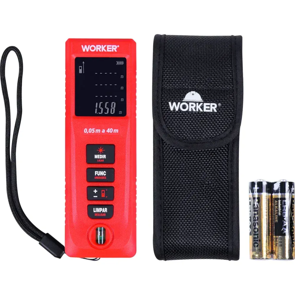 Trena digital a laser 40M Worker — fotografia de referência