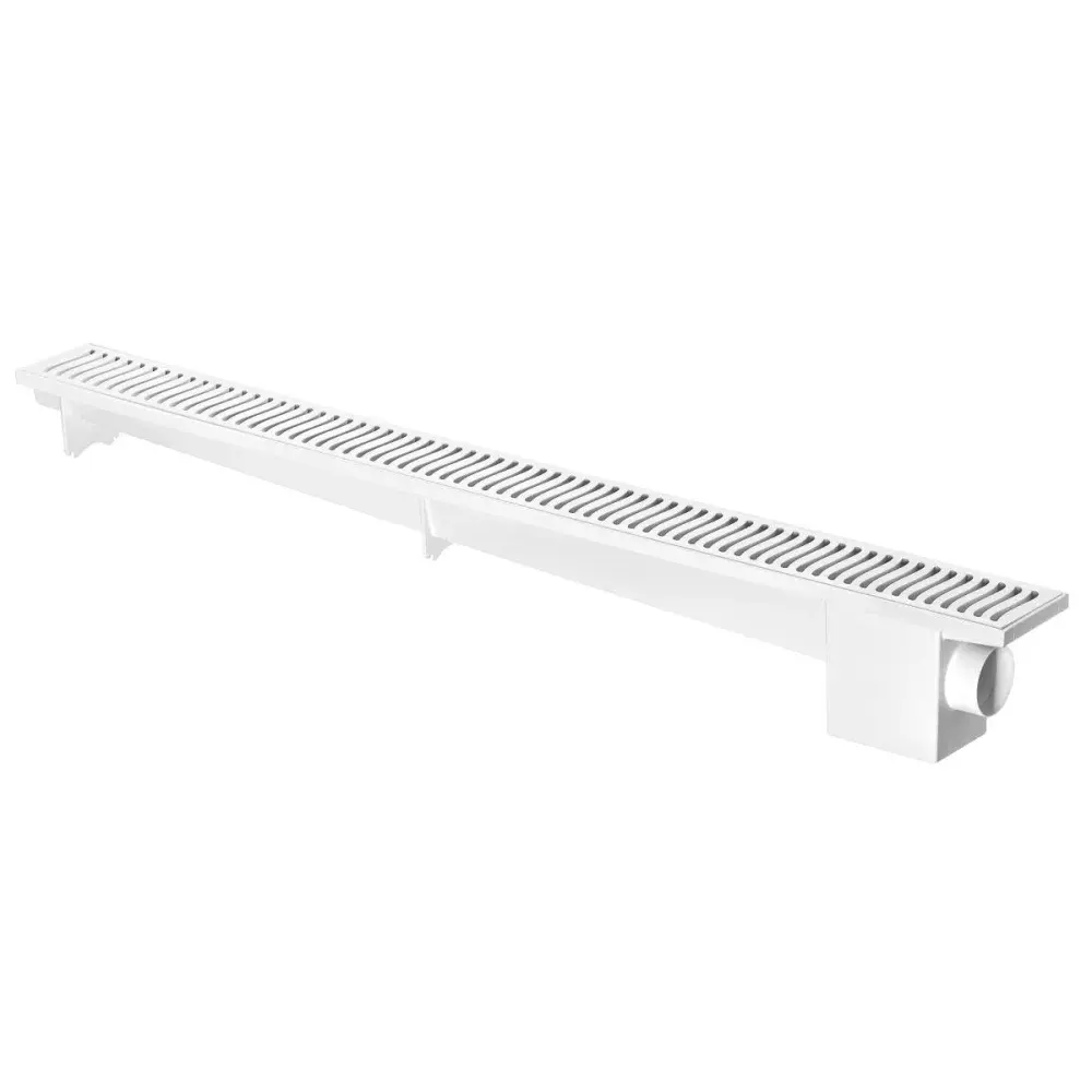Ralo e grelha linear modulável branco 70CM Herc
