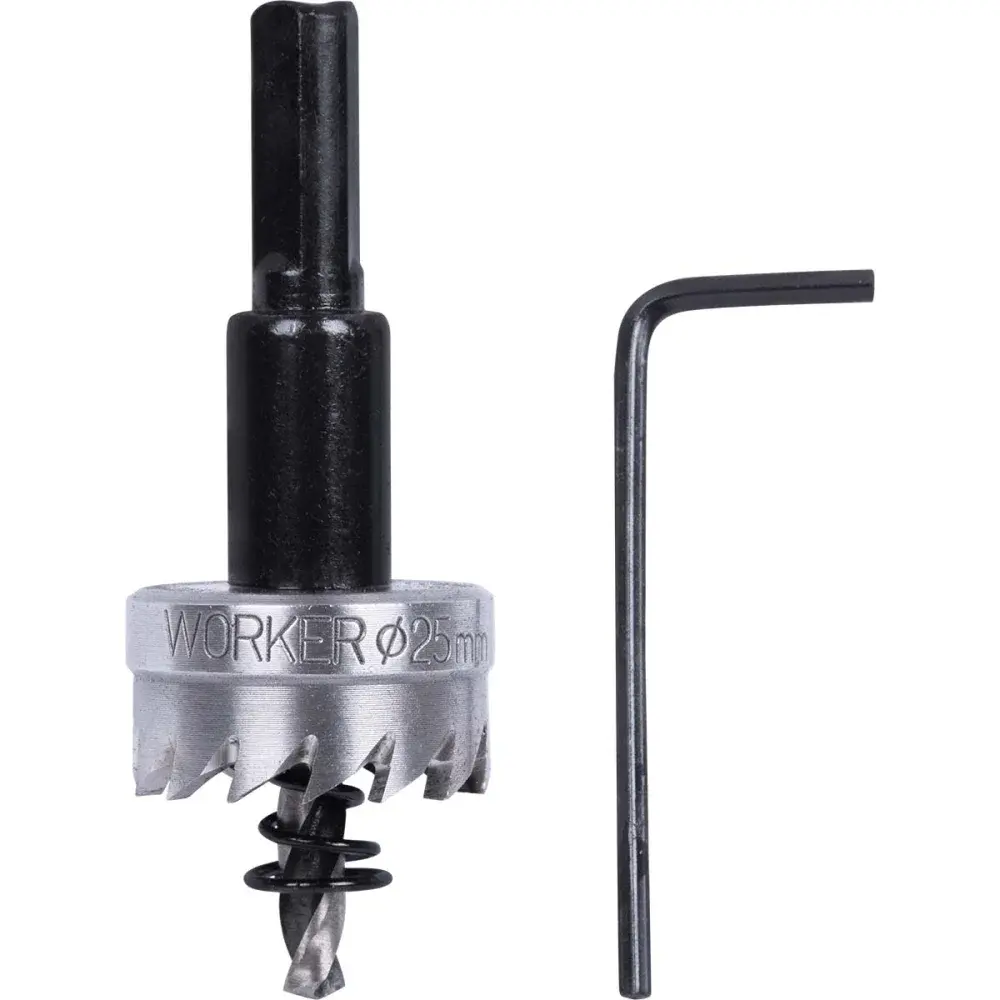 Serra copo de aço rápido com hastes hss 25MM 5/16 Worker