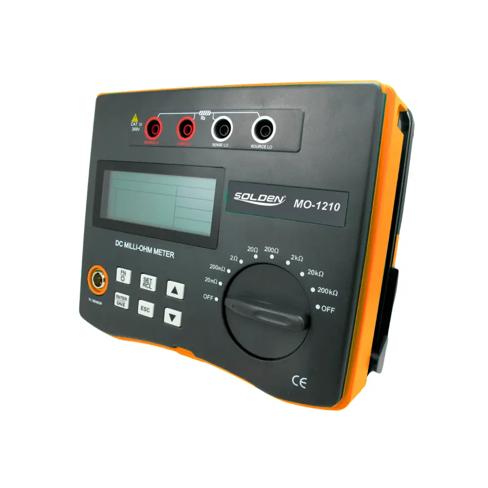Milliohmímetro digital M0-1210 4 fios Solden