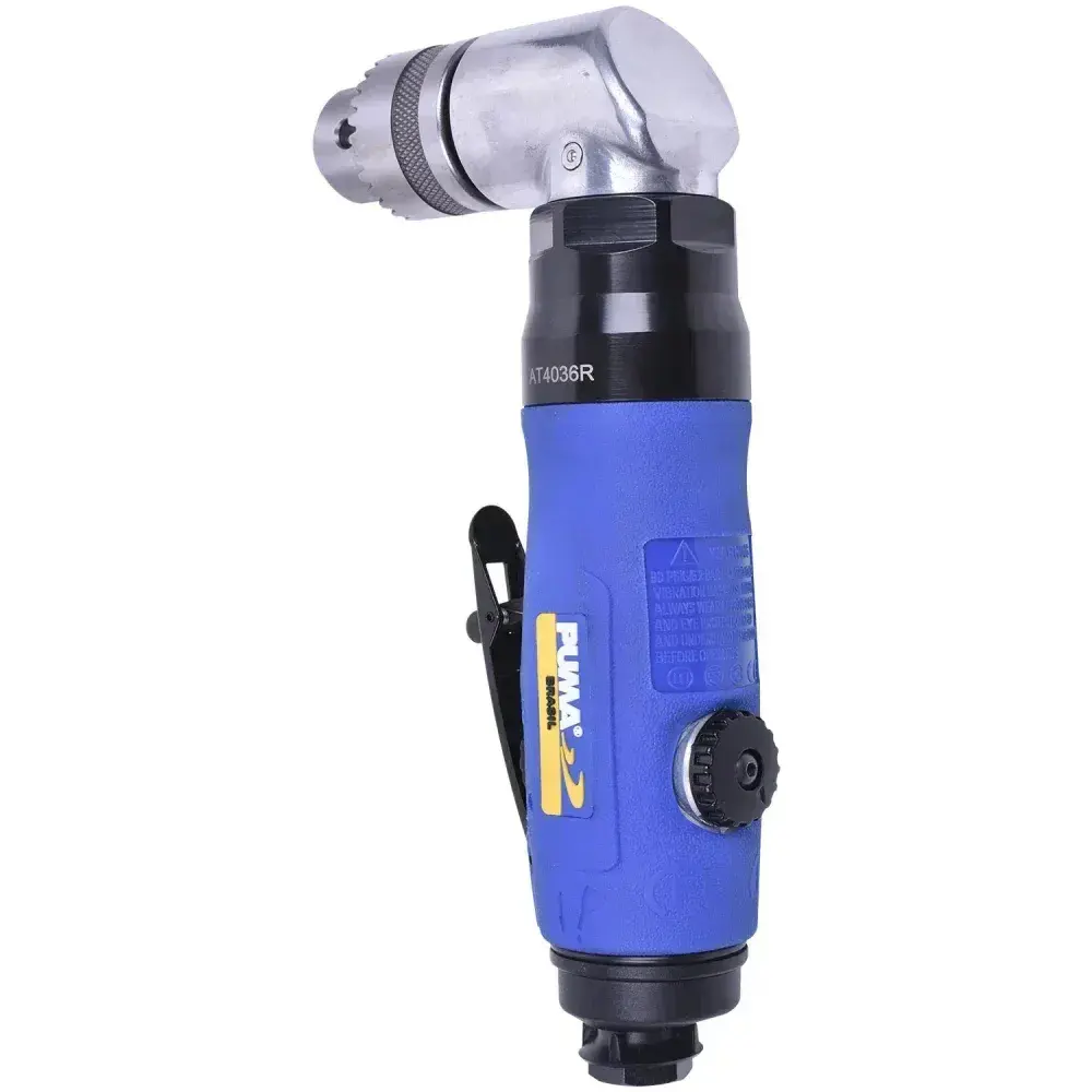Furadeira angular pneumática reversível 3/8 90PSI 1800RPM Puma — fotografia 9