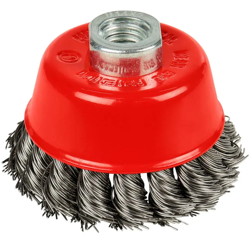 Escova copo em aço inox 3 76,20MM Worker — fotografia 3