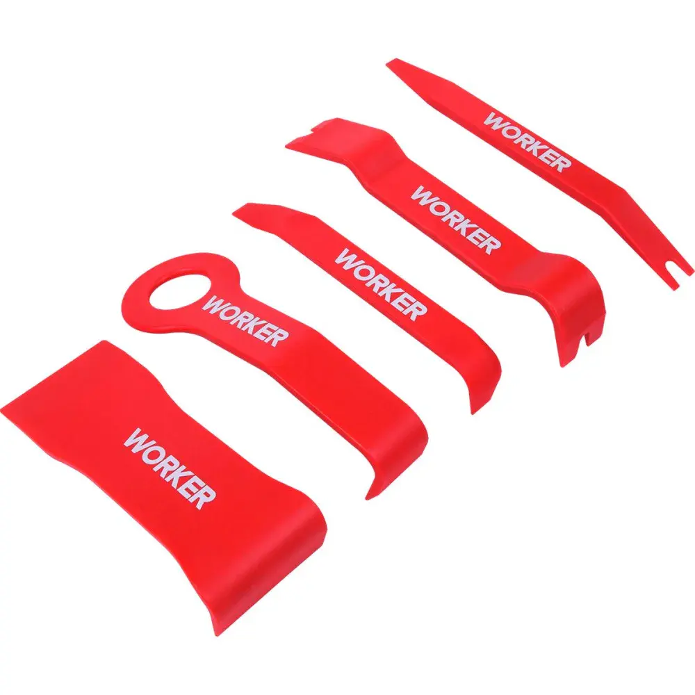 Sacador/espátula nylon para remover forro 5 peç Worker