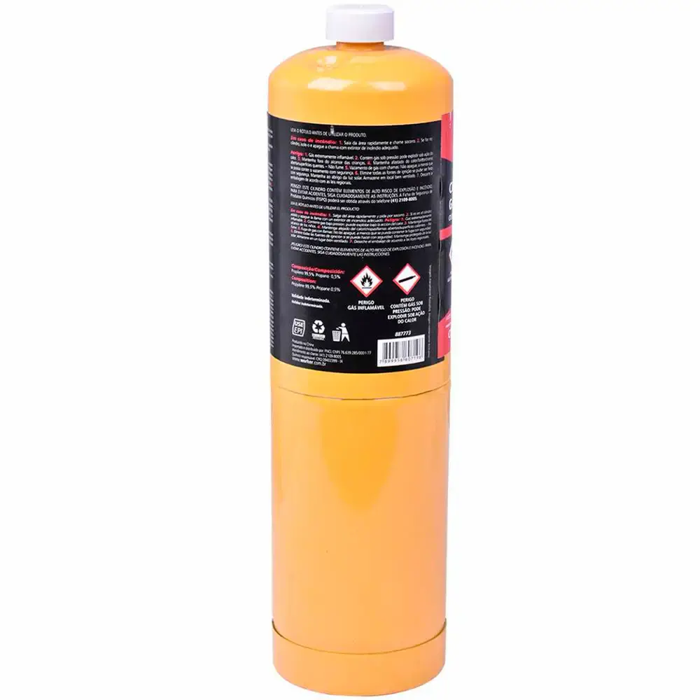 Cilindro de gás para maçarico MAP proline 400G 887773 Worker — fotografia 3