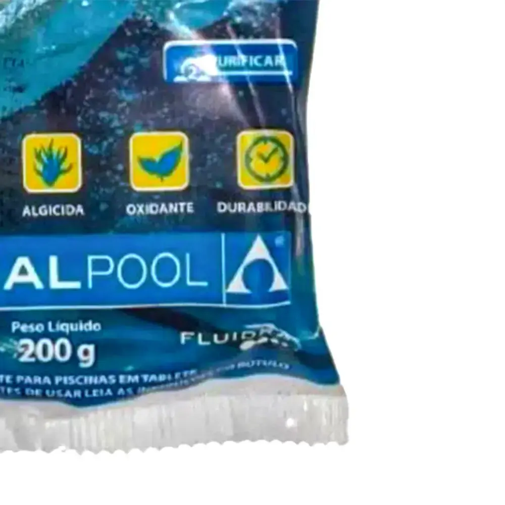 Tablete de pastilhas de cloro orgânico 200G 10 unidades Astralpool — fotografia 4