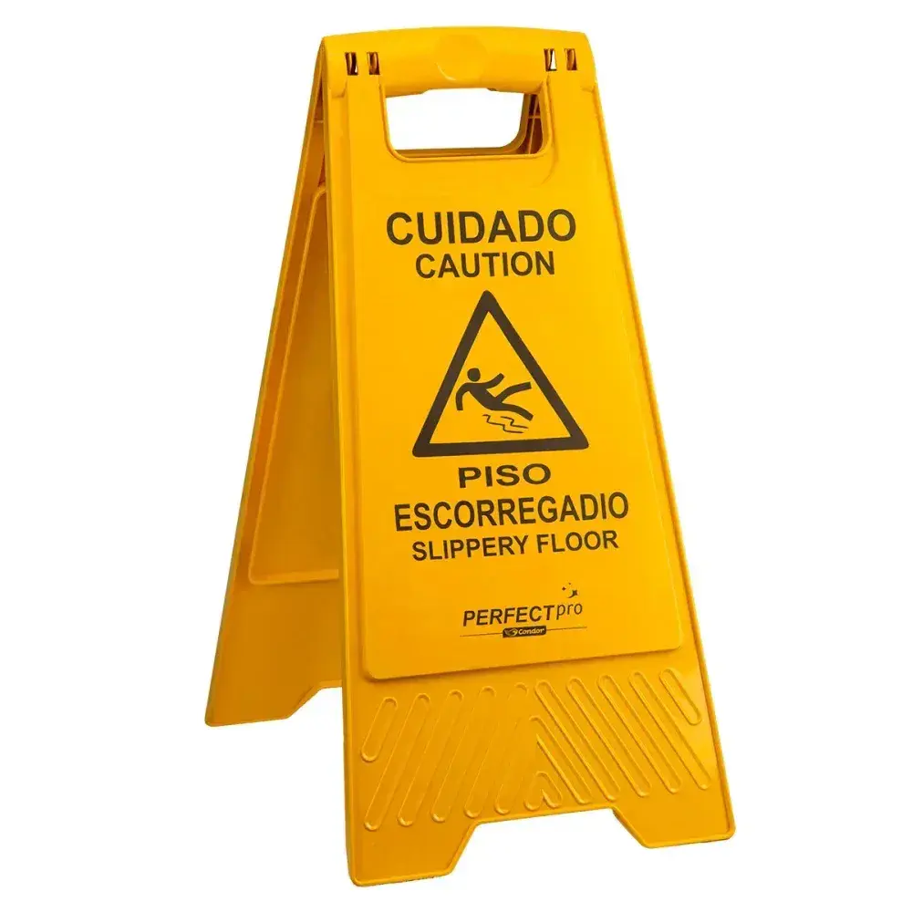 Placa sinalizadora de piso escorregadio Perfect — fotografia 4