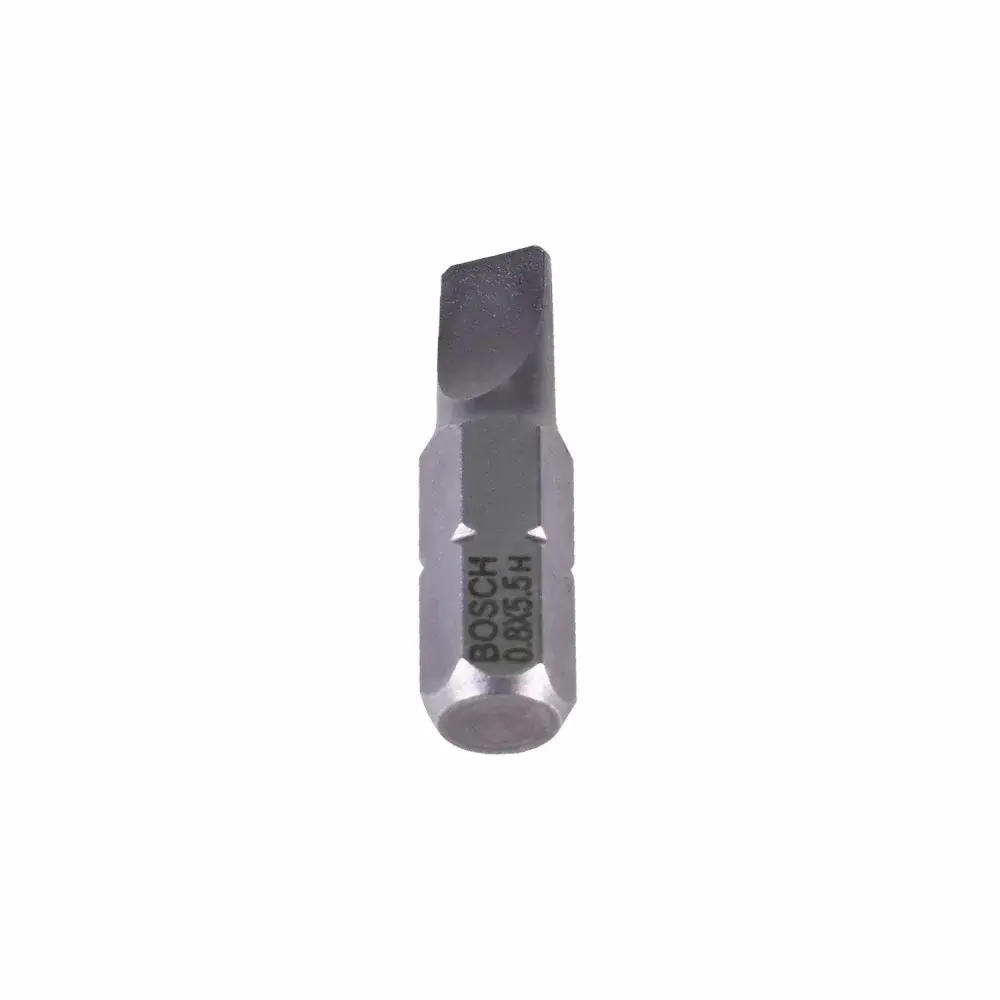 Ponta bits fenda 25MM sext. 1/4 0,8X5,5MM 2608521226 Bosch — fotografia 10