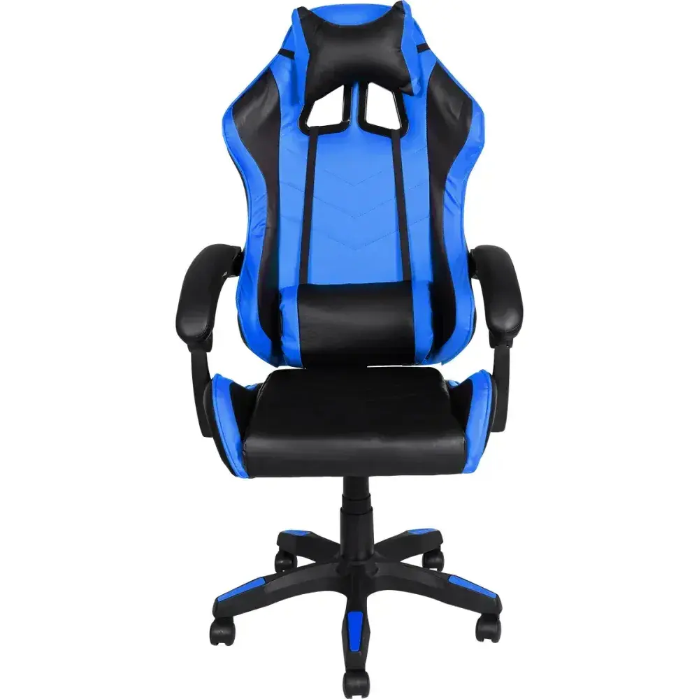 Cadeira gamer azul e preta 120KG Kala — fotografia de referência