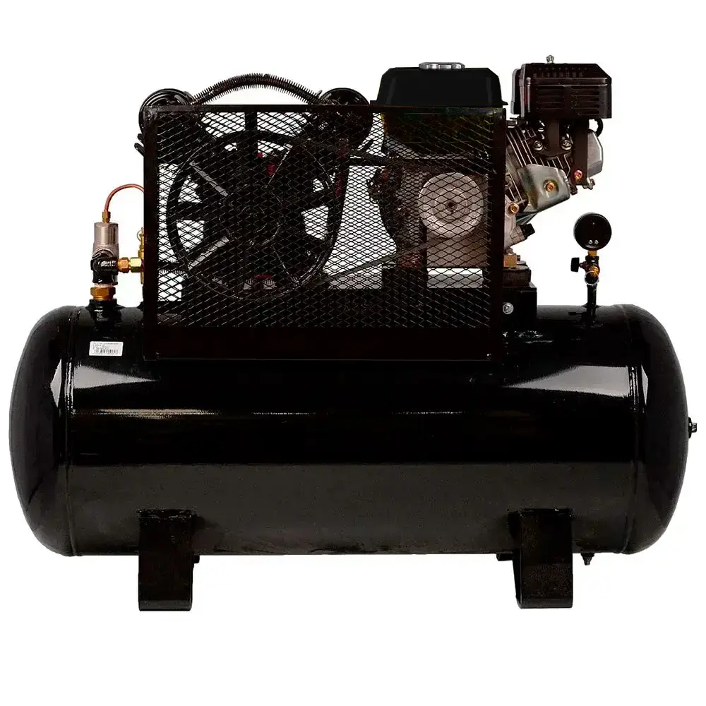 Compressor ar gasolina 20 pés 200 litros CMV MotoMil motor partida elétrica 10 HP toyama — fotografia 4
