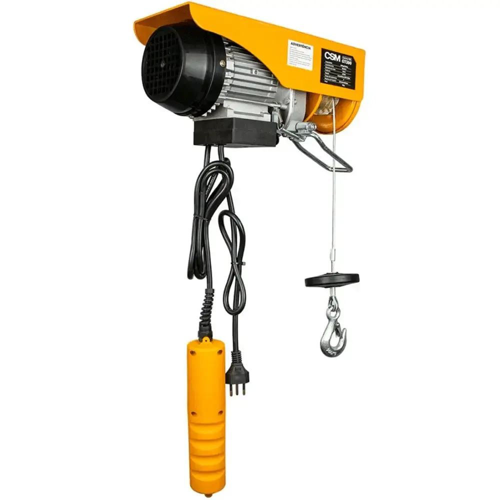 Talha elétrica 100 a 200KG 12M mono 220V tec-gt GSM CSM — fotografia 2