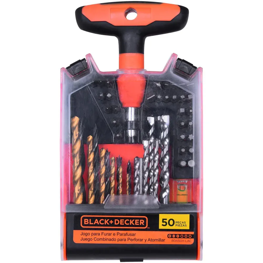 Kit de parafusar e furar com 50 peças black&decker — fotografia 7