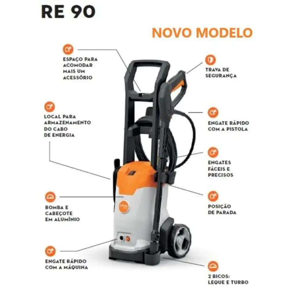 Lavadora de alta pressão stihl RE 90 plus 220V — fotografia 5