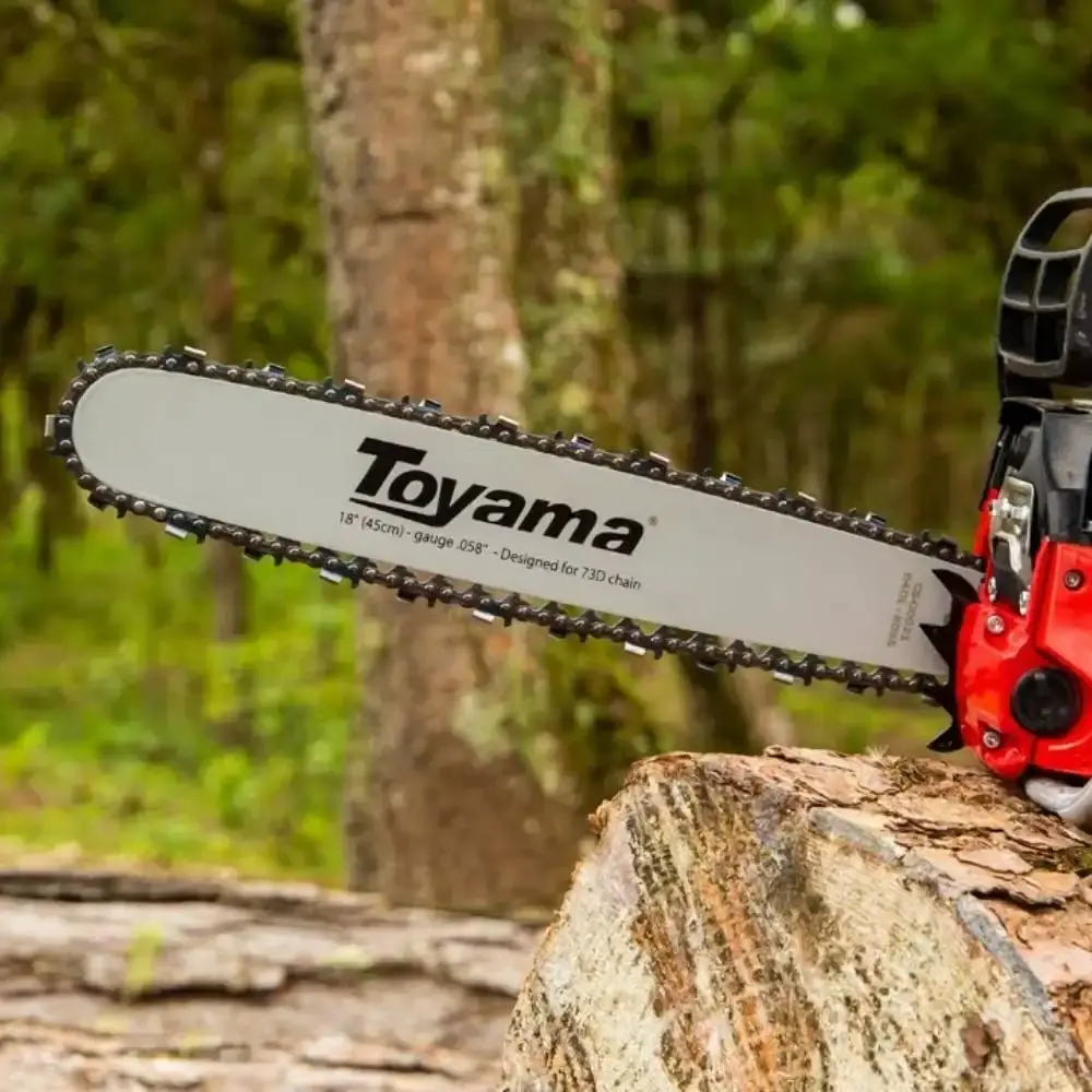 Sabre para motosserra com corrente 14POL ponta rolante 3/8 35CM 52 elos Toyama — fotografia 5