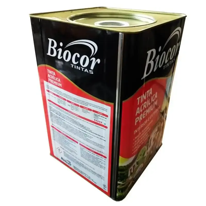 Tinta acrílica premium parede e piso gelo lata 18L biocor — fotografia 3