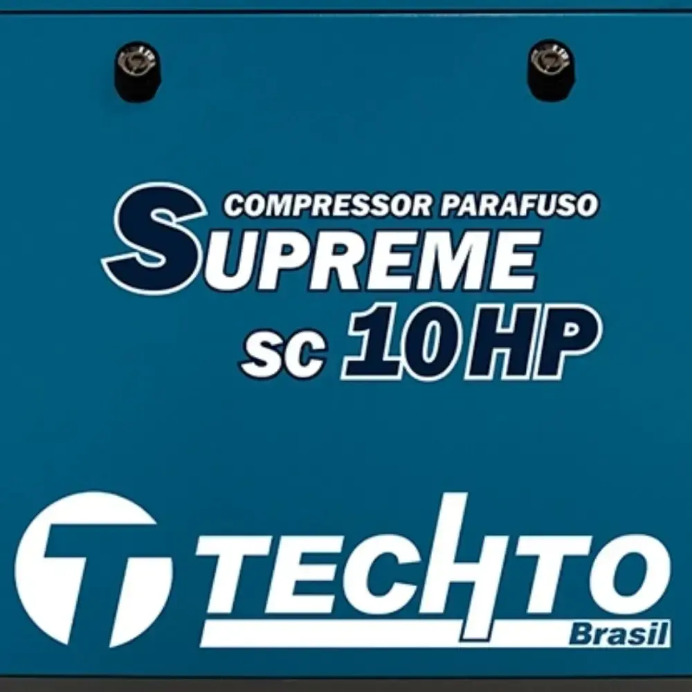 Compressor de parafuso supreme 10HP 10BAR 220V SC10 techto — fotografia 3