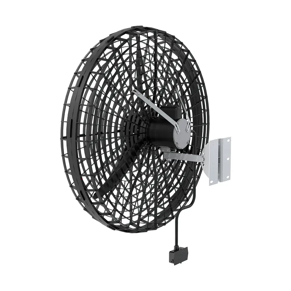 Ventilador de parede fixo 1M 220V preto Ventisol — fotografia 4