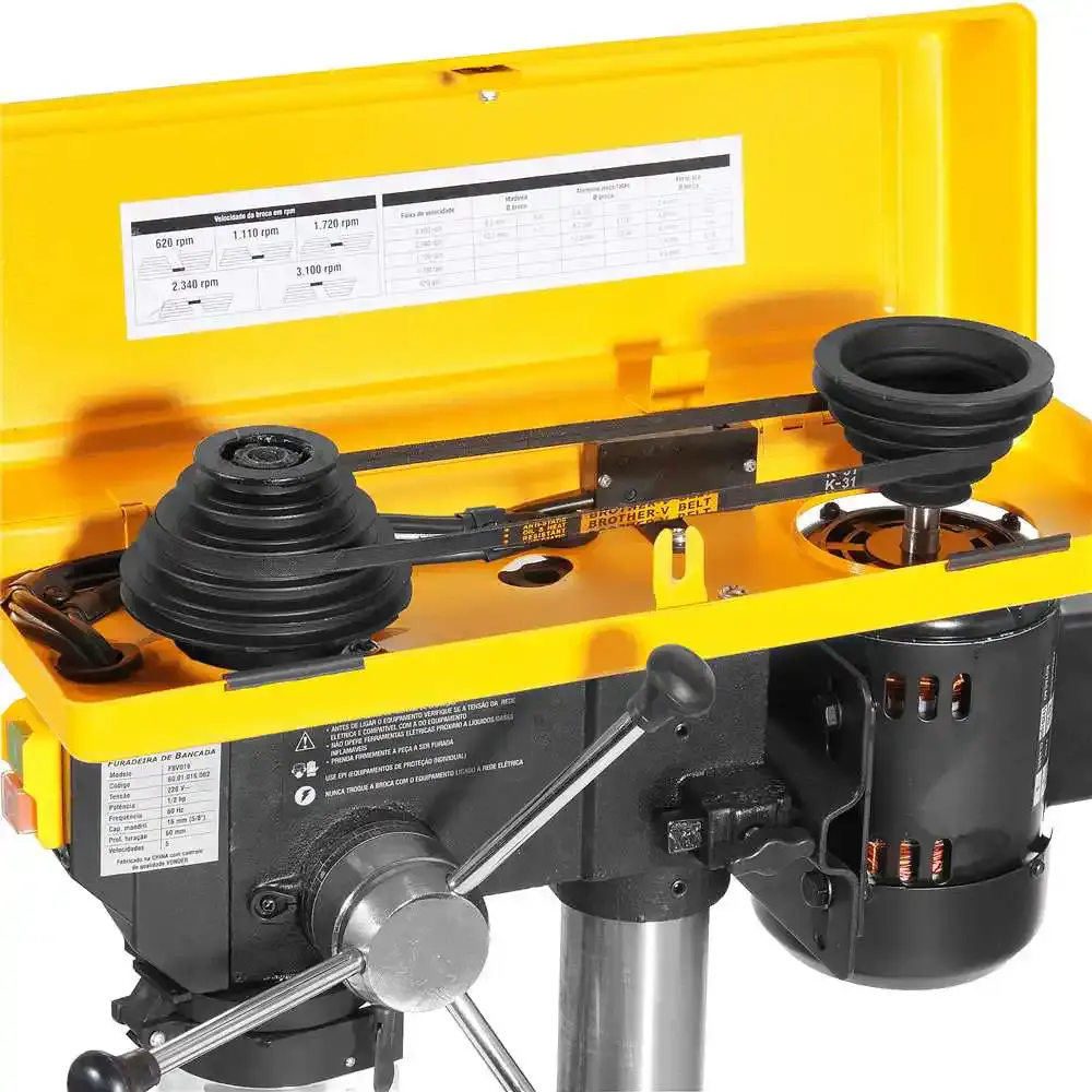 Furadeira de bancada 1/2 pol 1/3HP FBV013 Vonder 110 V — fotografia 7