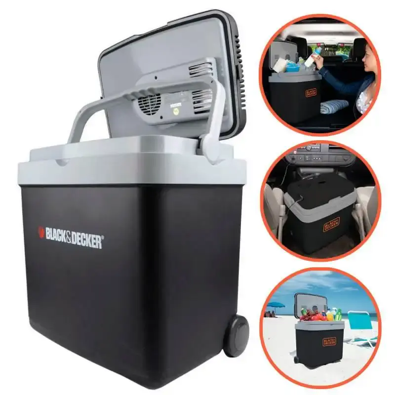 Geladeira portátil para viagem 33 litros 12V BDC33L-BR black & decker