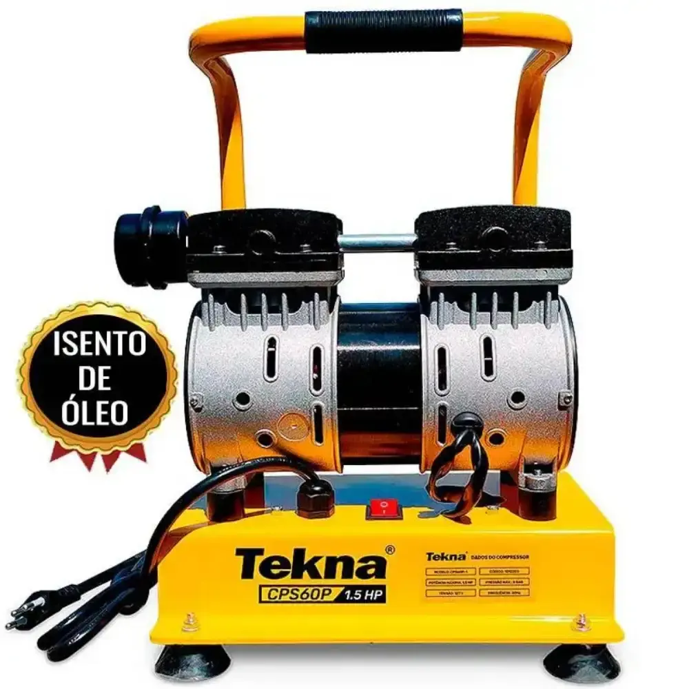 Compressor ar direto 1,5 HP 5,3 pés poço artesiano isento de óleo CSP60P Tekna 220 V