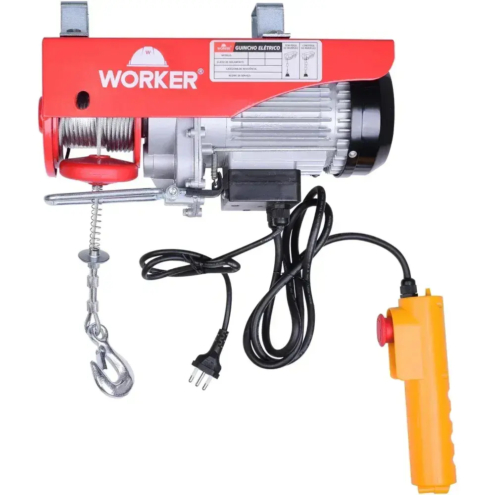 Guincho elétrico 100/200KG 480W Worker — fotografia 6