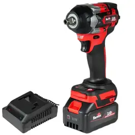 Chave de impacto 1/2 POL com bateria 18V e carregador bivolt Toyama — fotografia 2