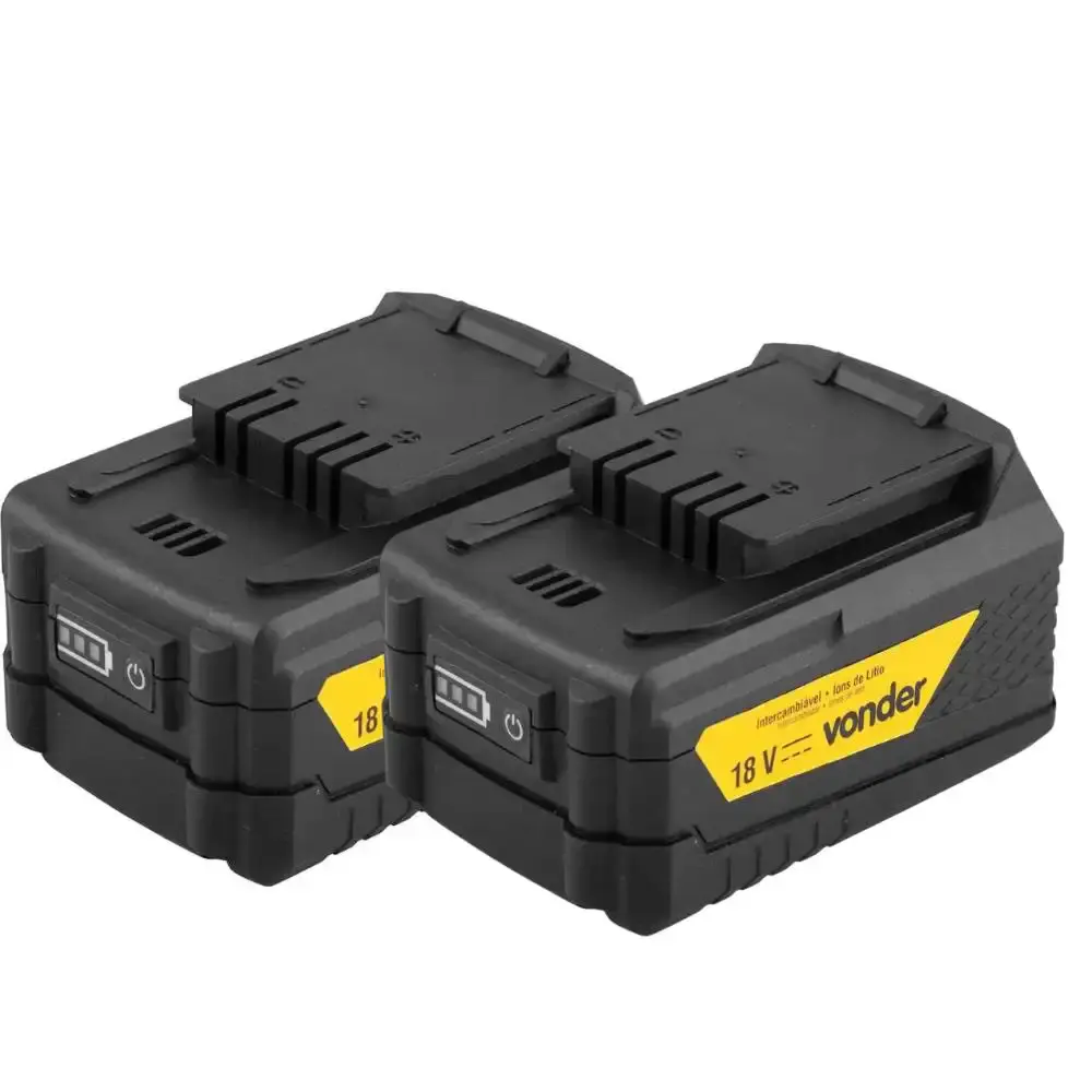 Kit aparador de grama e soprador de folhas com 2 baterias 5AH e carregador duplo bivolt Vonder — fotografia 8