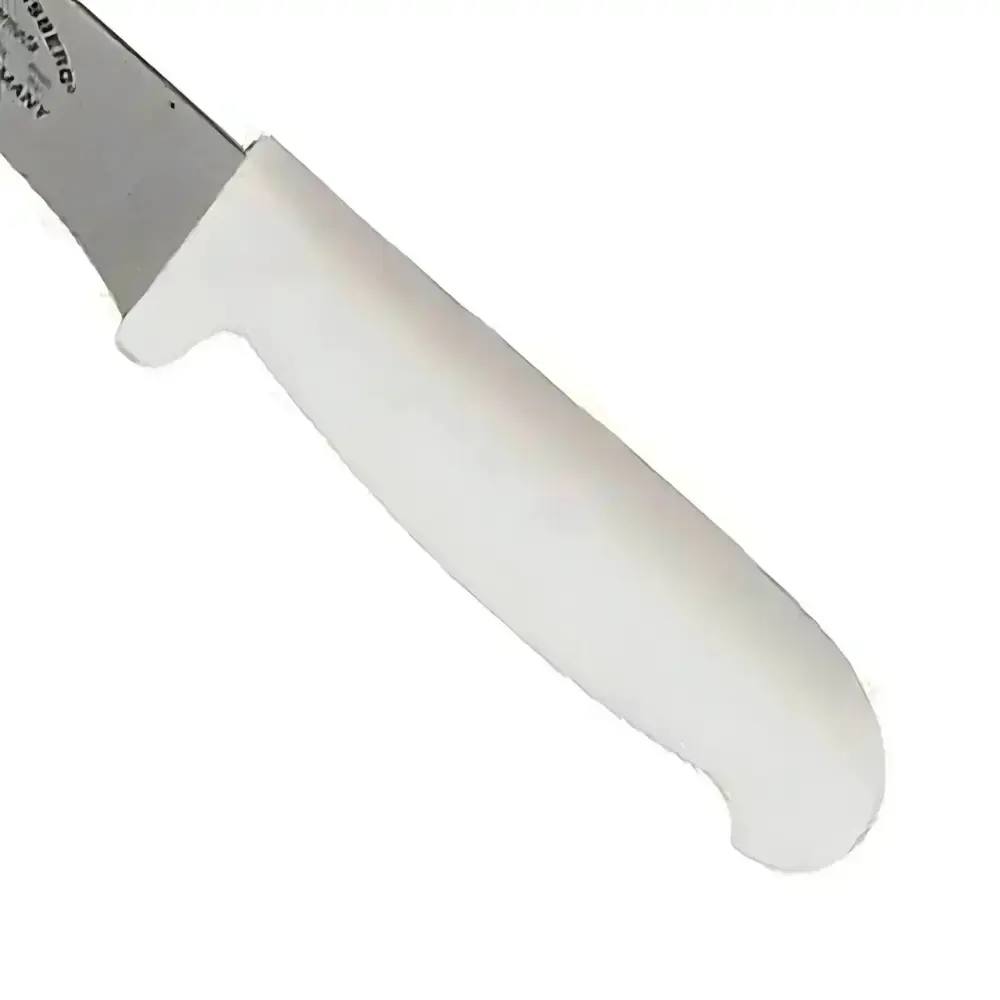 Faca para desossa aço inox 6 POL 15 CM cabo branco Corneta — fotografia 3
