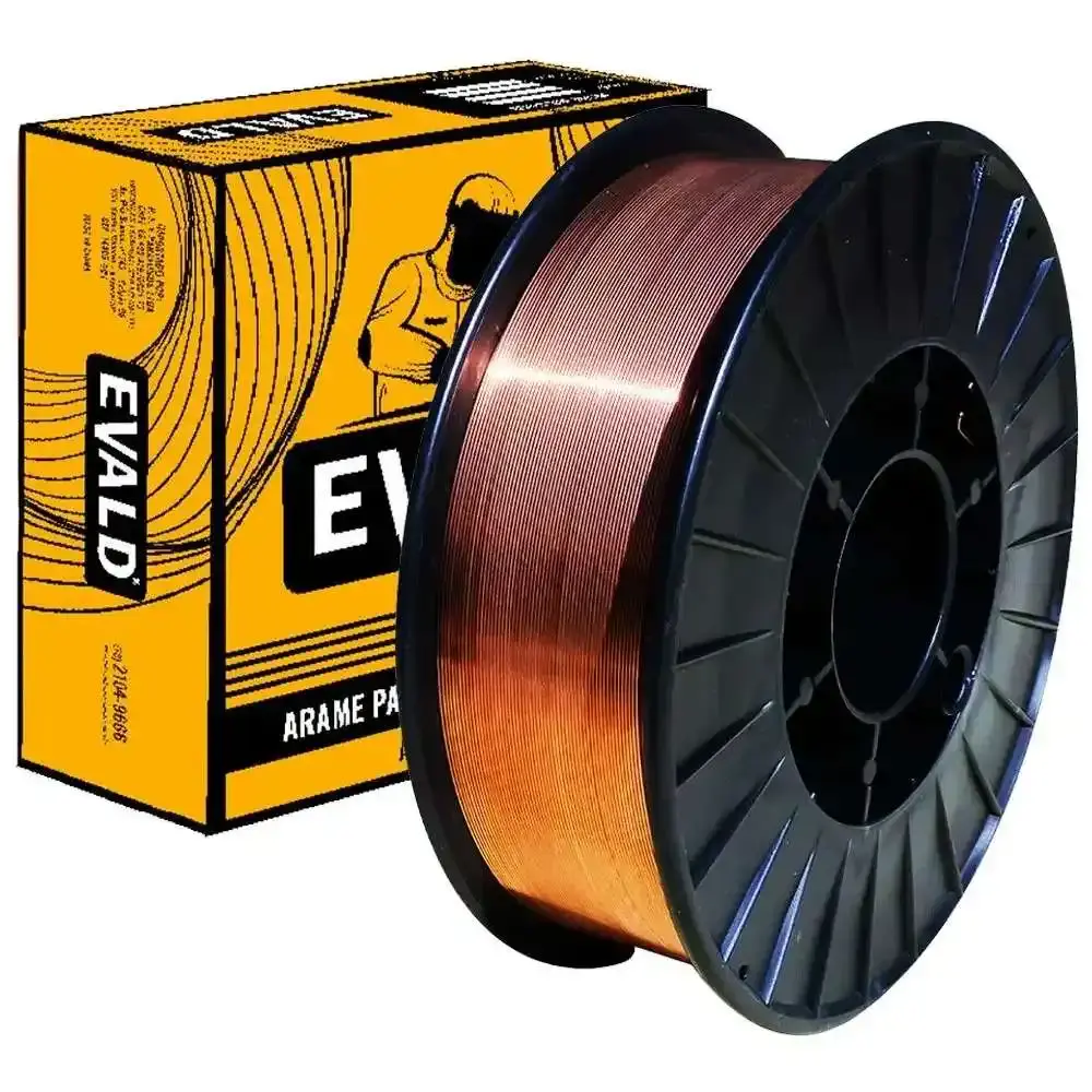 Arame para solda 0,8MM MIG 15KG ER70S-6 Evald — fotografia de referência