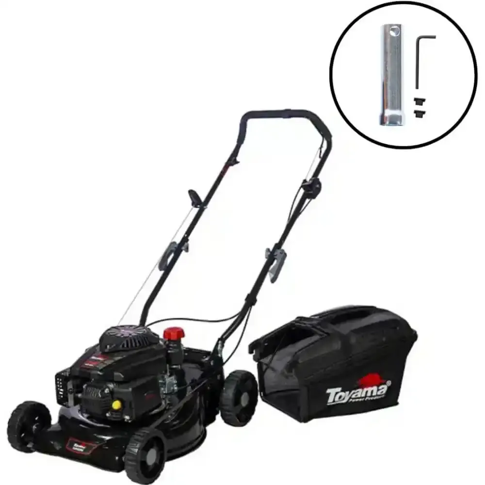 Cortador de grama à gasolina 3.5 HP 4 tempos TLM420RM-38 Toyama — fotografia de referência