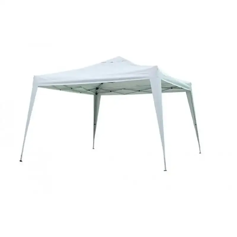 Tenda gazebo branca em poliéster 3X3 metros articulada 3539 Mor — fotografia de referência